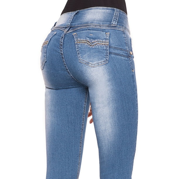 Details about   JEANS COLOMBIANOS LEVANTA COLA DENIM BUTT LIFTER JEANS GREAT LATY ROSE 2016 